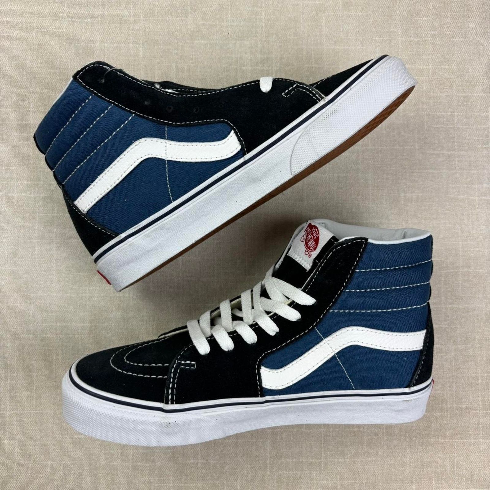 Vans 🧢 Vans Sk8 Hi “Navy Blue” 8.5W Size US 8.5 / IT 38.5 - 4 Thumbnail