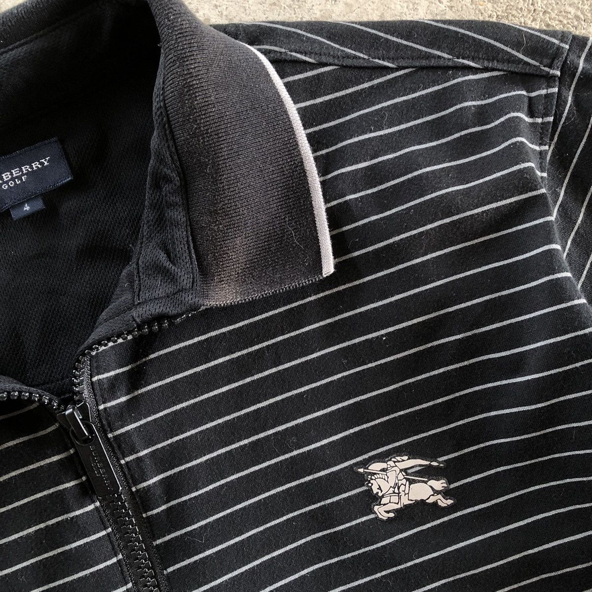Burberry BURBERRY Golf Stripe Half Zip Polo Size US M / EU 48-50 / 2 - 5 Thumbnail