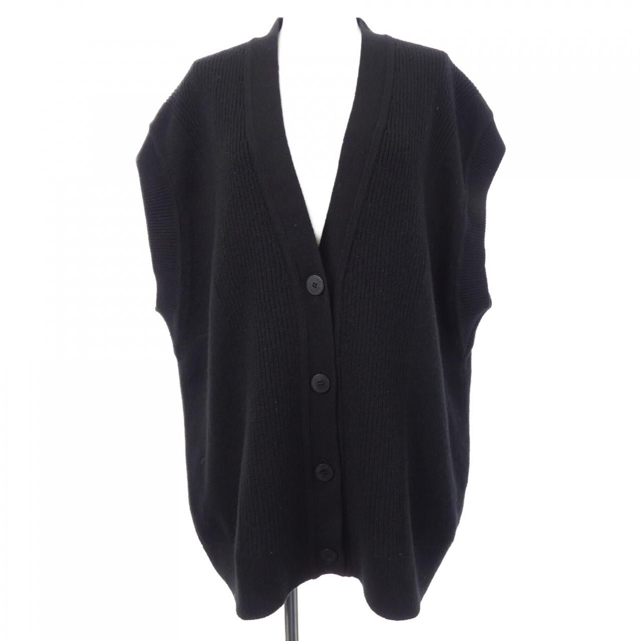 Hermes Hermes Hermès 3H2706D1 Cashmere Vest 36 Textile Tops DUTY FREE for USA Size ONE SIZE - 1 Thumbnail