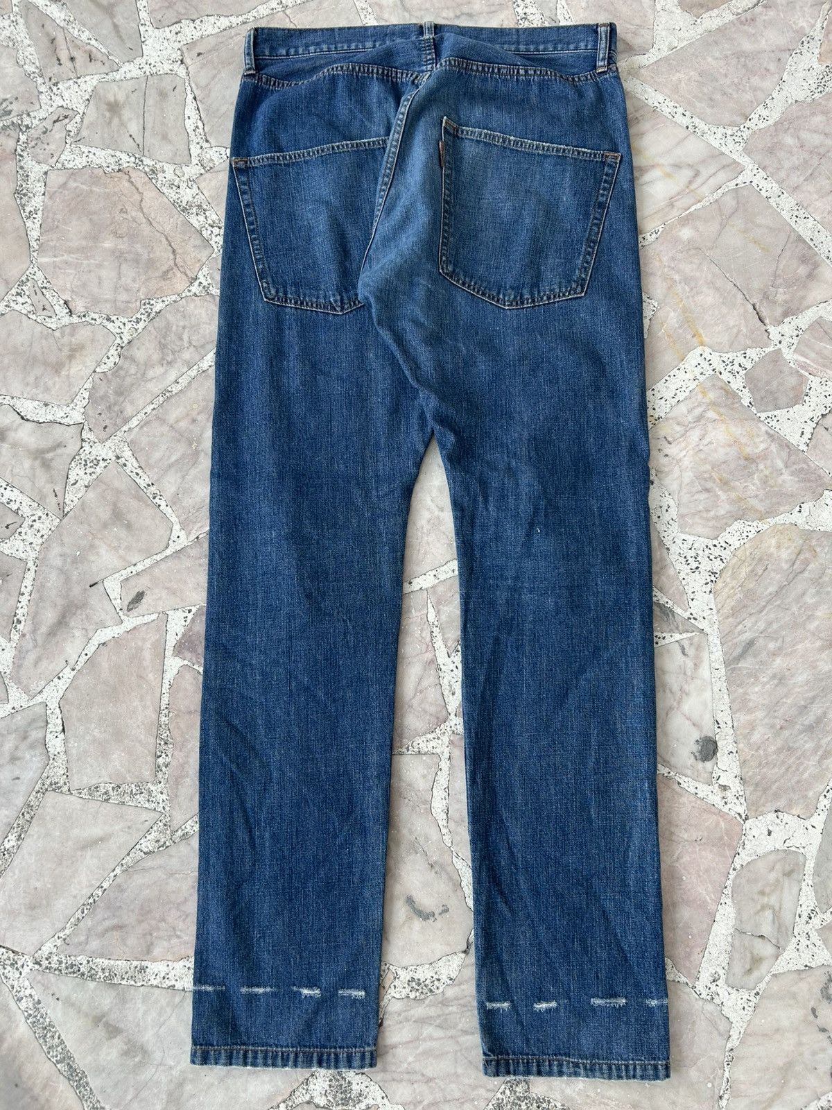 CABANE de ZUCCa Zucca Issey Miyake Japan Vintage Ripped Jeans Size US 32 / EU 48 - 2 Thumbnail
