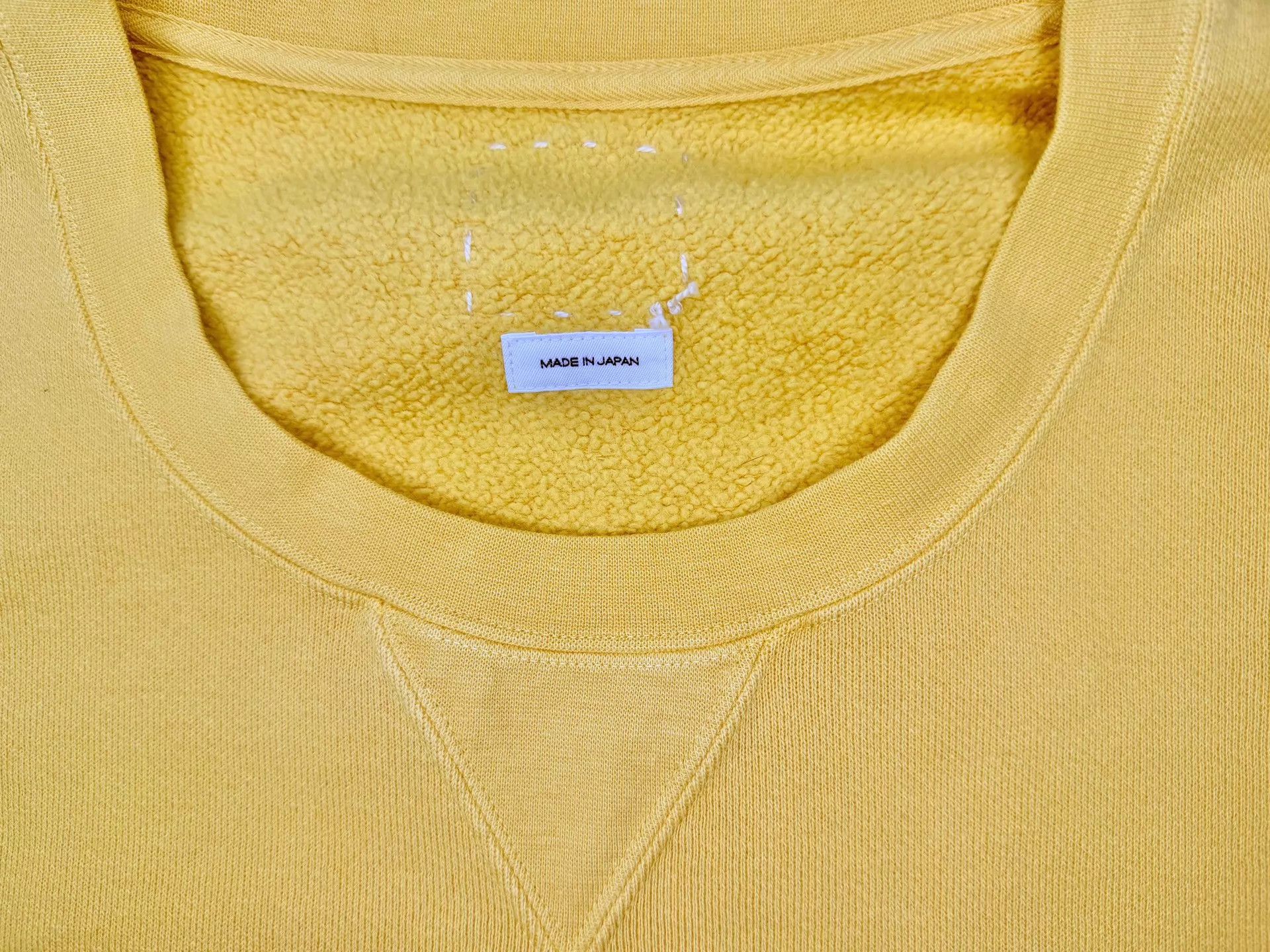 Visvim visvim men's 24SS JUMBO SB SWEAT S/S DMGD mustard 3 Size US L / EU 52-54 / 3 - 3 Thumbnail
