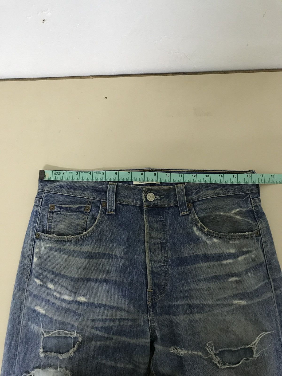 Levi's × Levi's Vintage Clothing × Vintage Vintage Levis 501 Distressed Patched Denim Pants Size US 32 / EU 48 - 13 Thumbnail