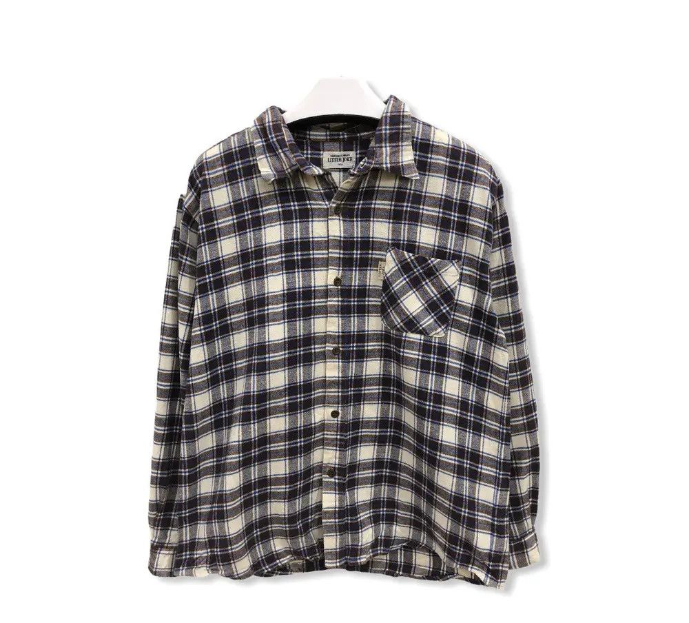 Flannel × Vintage Vintage Little Joke Flannel Shirt 👕 Size US S / EU 44-46 / 1 - 1 Thumbnail
