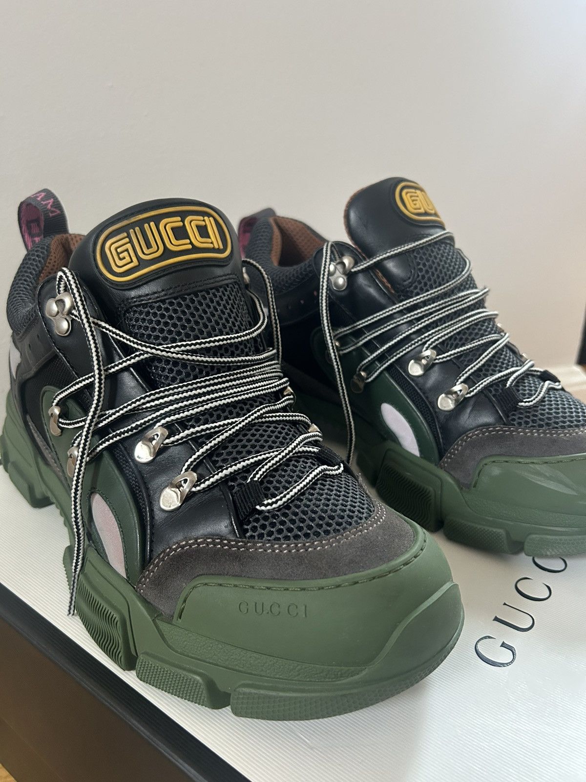 スニーカー GUCCI SNEAKER (798562AADUT 9567) Gucci Gucci Man Sneakers 798562AADUT 9567 Size UK 9.5 | Grailed