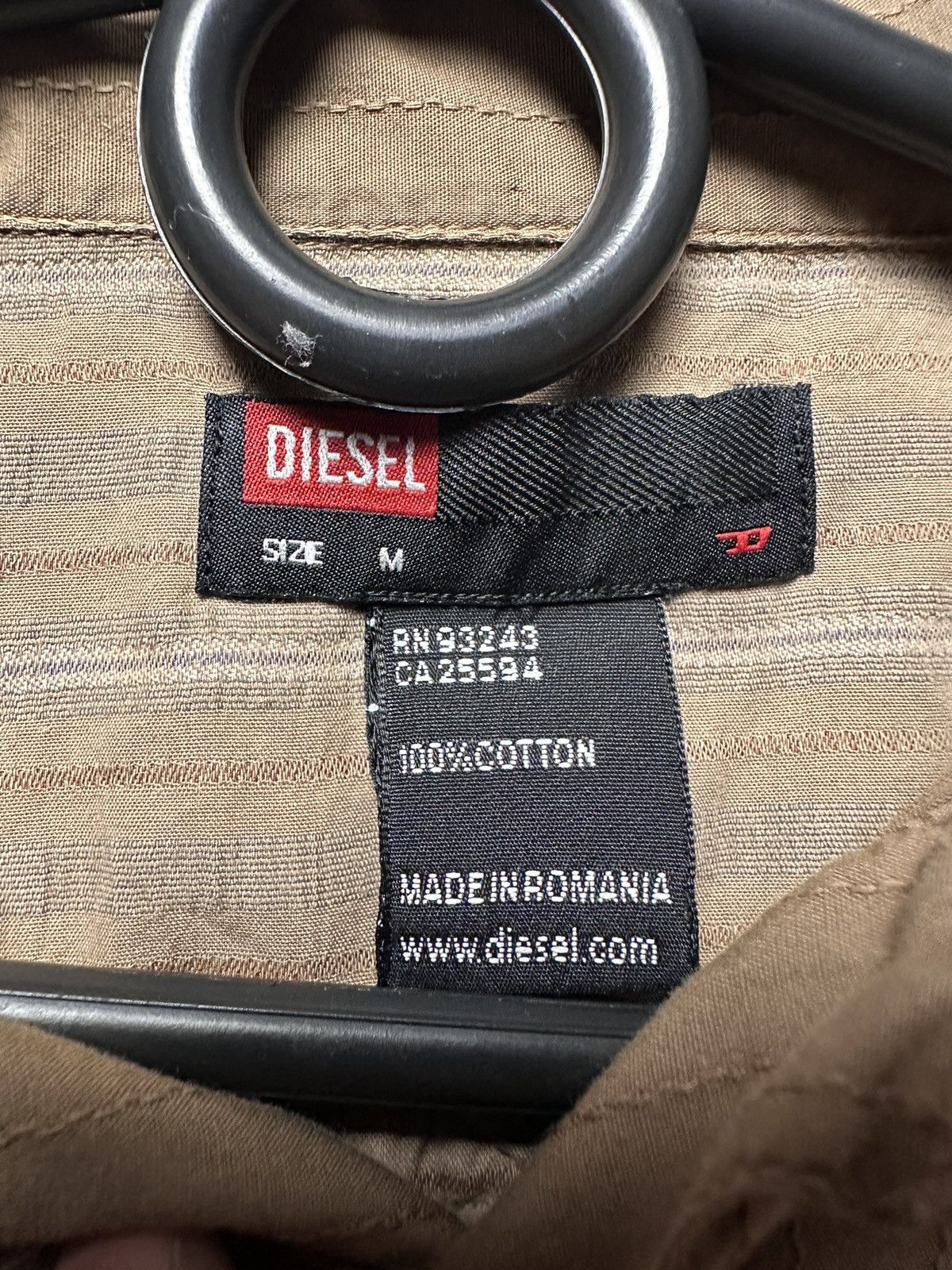 Diesel × Vintage Vintage Diesel shirt brown size M rare Size US M / EU 48-50 / 2 - 6 Thumbnail