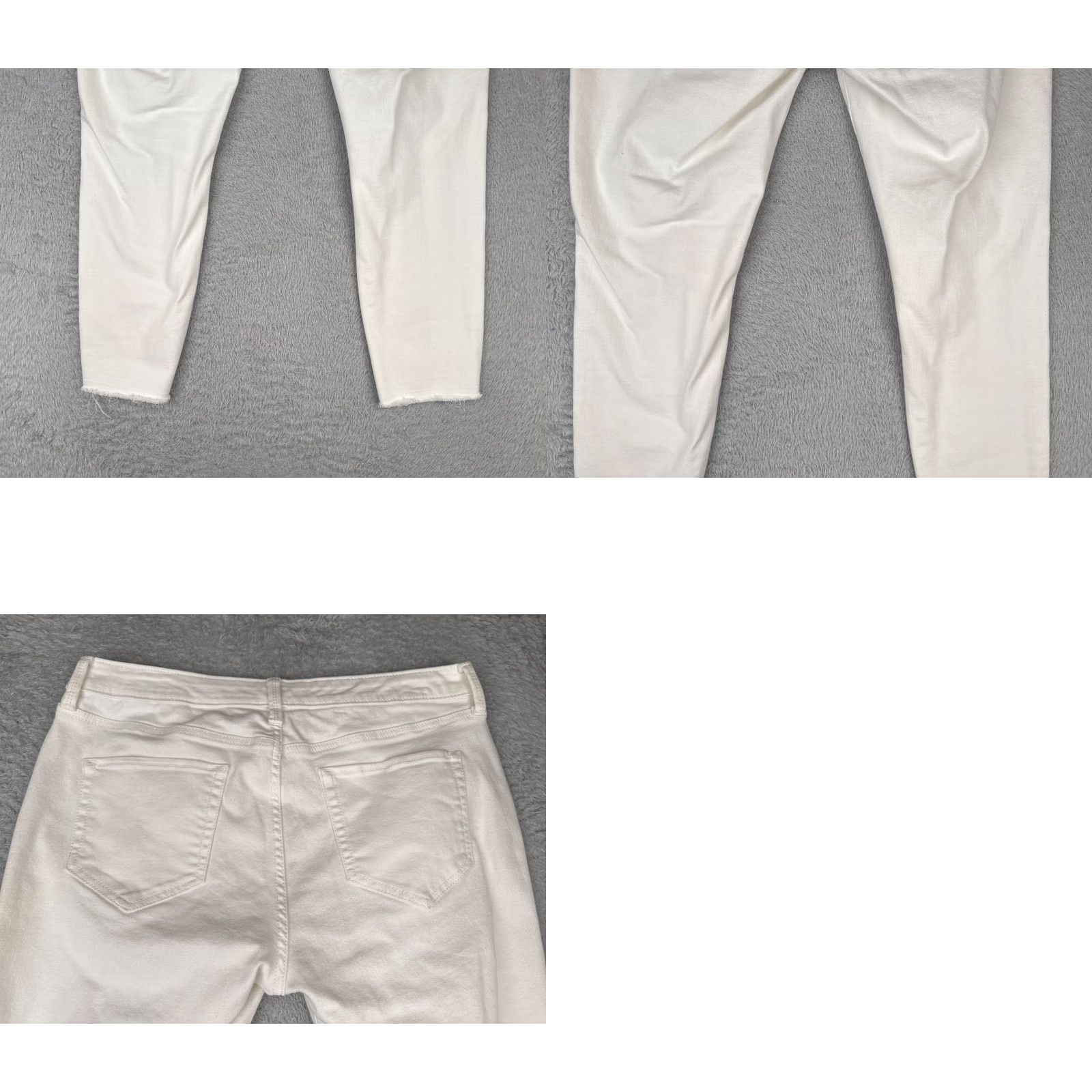 Vintage a.n.a Jeans Womens 10 White Denim Skinny Ankle Distressed Cotton Blend 32x25 Jeans Women's 10 White Denim Skinny Ankle Distressed Cotton Blend 32x25 Size 32" / US 10 / IT 46 - 10 Thumbnail