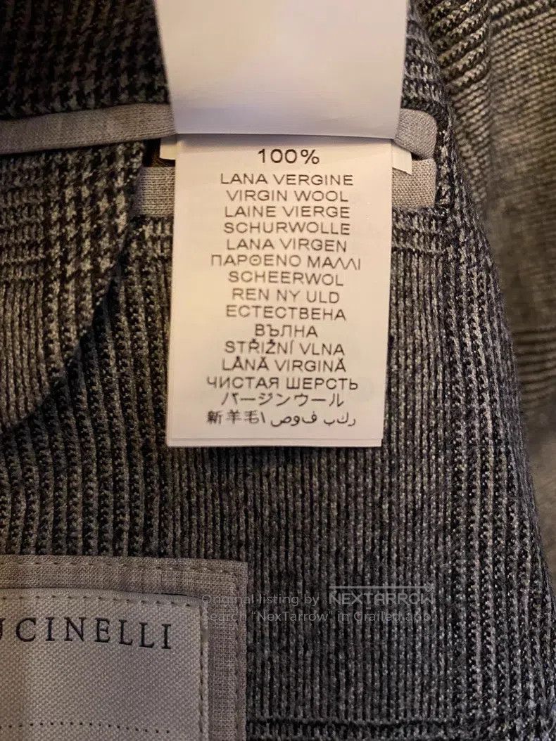 Brunello Cucinelli brunello cucinelli Suit with two lapels Size 50L - 9 Thumbnail