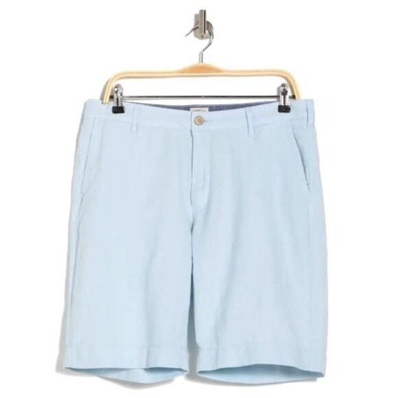 Faherty Faherty Mens Malibu Blue High Rise Linen Cotton Pockets Chin Size US 40 / EU 56 - 4 Thumbnail