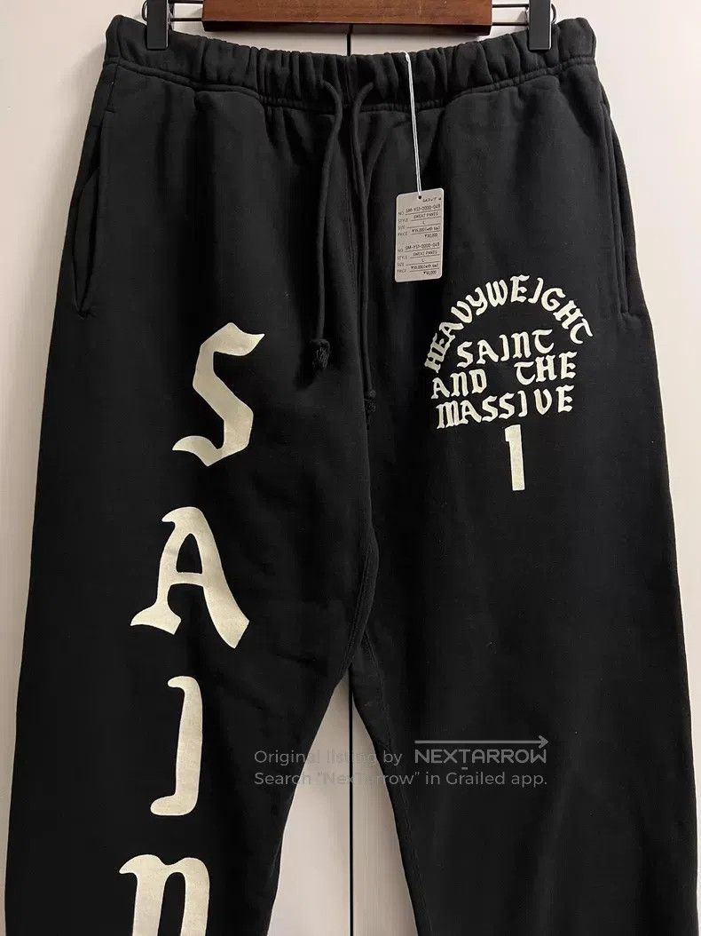 Saint Michael Saint Michael Flocked sweatpants Size US 32 / EU 48 - 3 Thumbnail