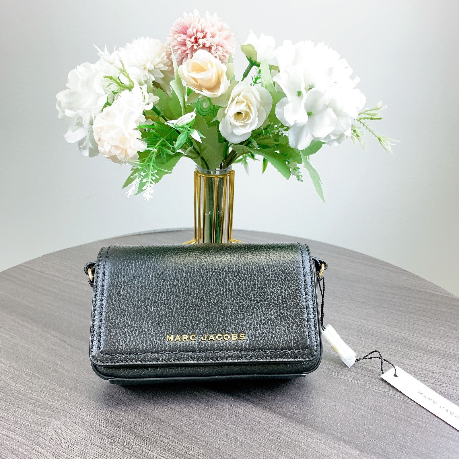 Marc Jacobs Marc Jacobs H107L01FA21 Mini Leather Crossbody Bag IN BLACK Size ONE SIZE - 2 Thumbnail