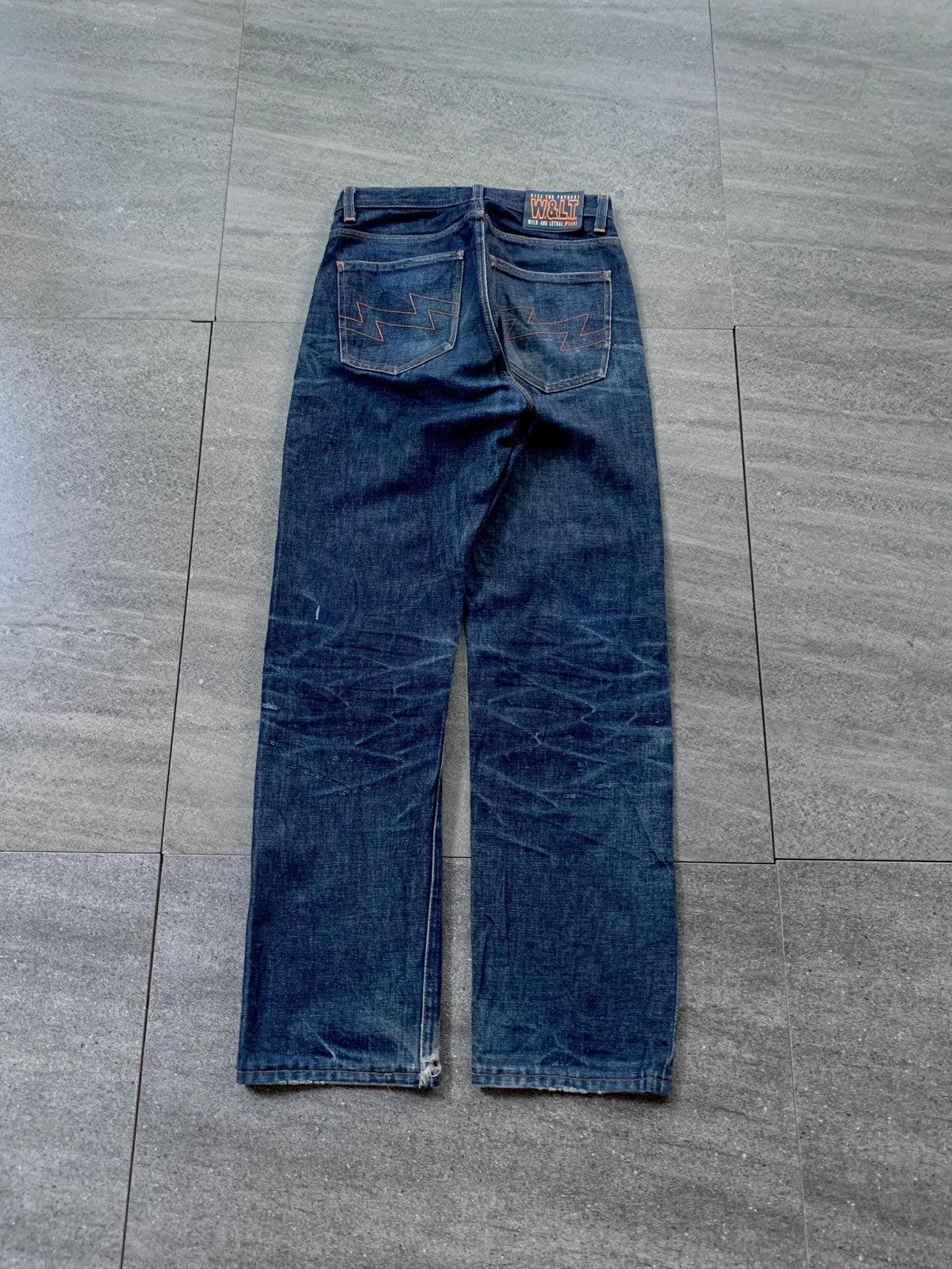 Walter Van Beirendonck FREE TAX! Washed Denim Jeans Size US 28 / EU 44 - 5 Thumbnail