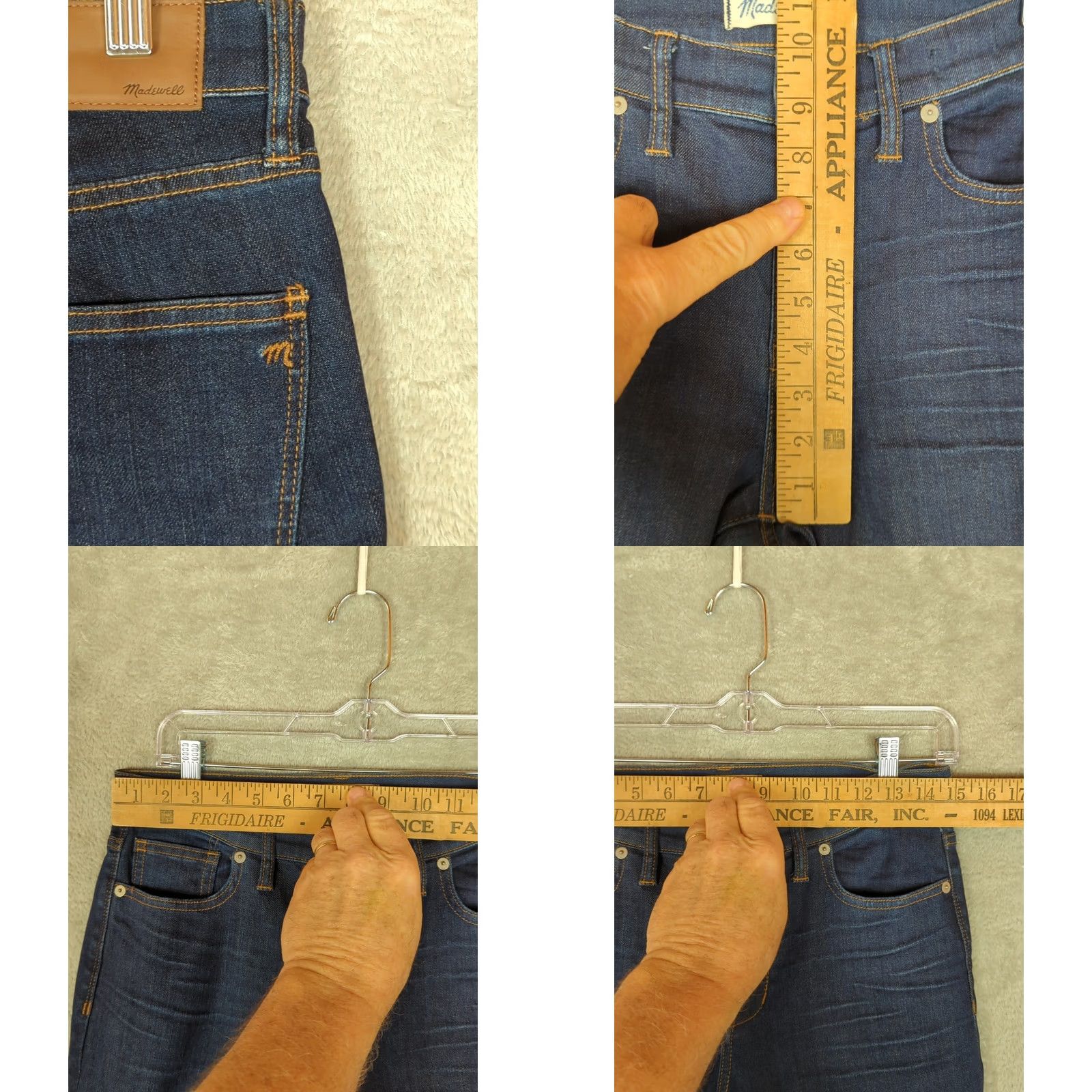 Madewell Madewell 10" High Rise Skinny Jeans Dark Wash 28 Slim Fit Cigarette Pencil Jeans Women Size 28" / US 6 / IT 42 - 8 Thumbnail