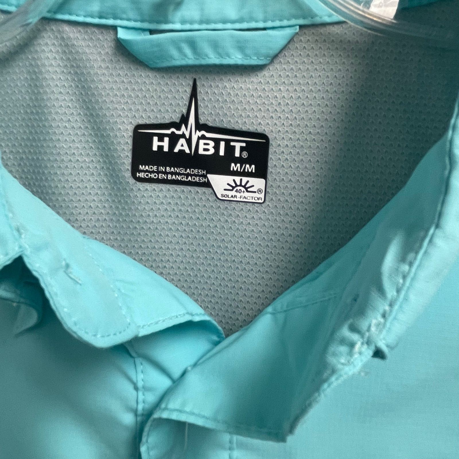 Other Habit Blue Radiance Mens Size Medium Button Down Fishing Size US M / EU 48-50 / 2 - 3 Thumbnail