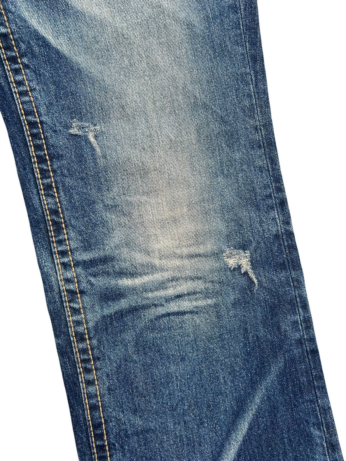 Kapital YOSHITOMO NARA LOLITA Exotic Vintage Distressed Denim Jeans Size US 33 - 11 Thumbnail