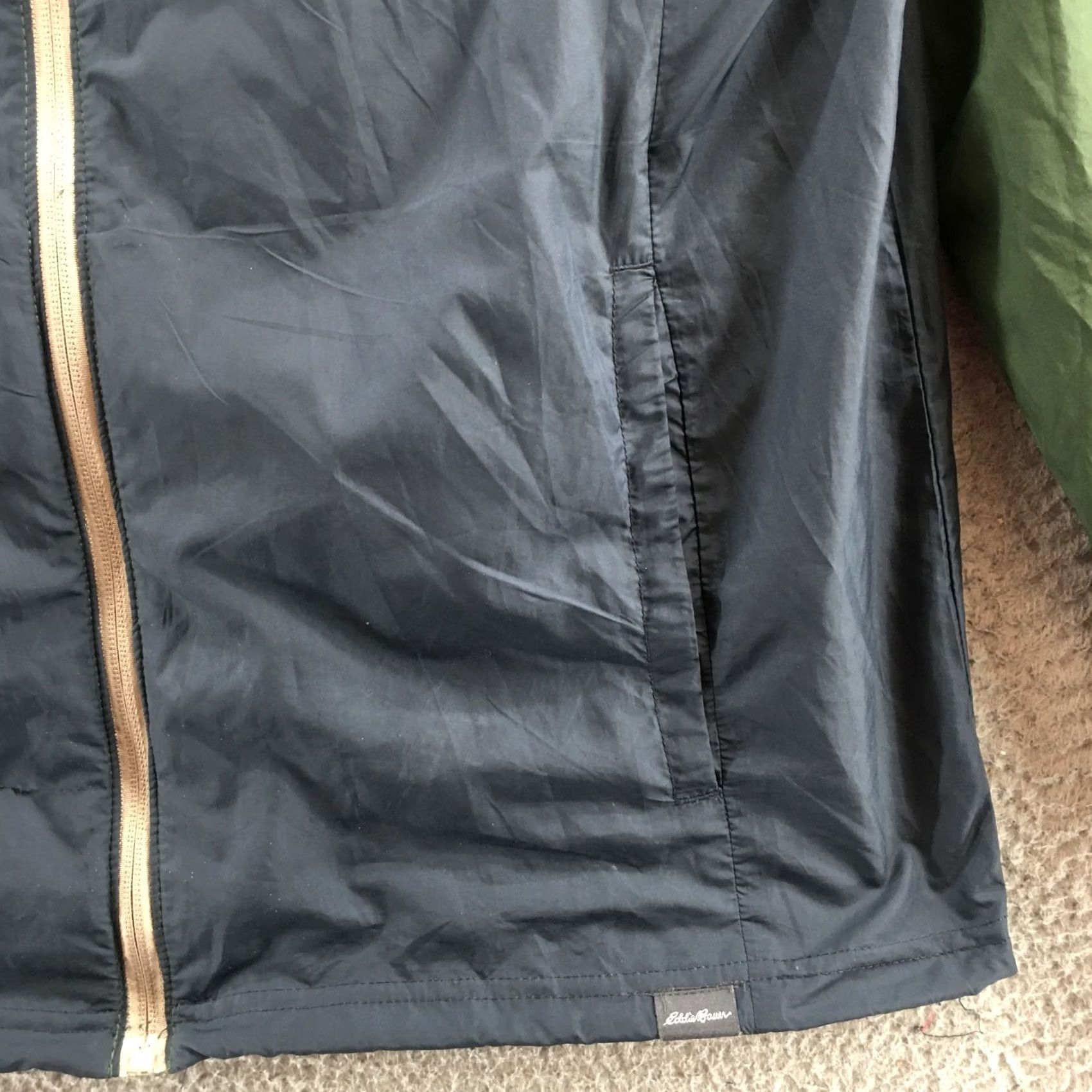 Eddie Bauer Eddie Bauer Windbreaker Jacket Mens 10/21 Zip Up Hooded Pocket Multicolor Jacket Windbreaker Mens Regular Size 10 Blue Green Size US M / EU 48-50 / 2 - 5 Thumbnail