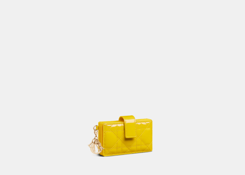 Dior o1w1db10426 S0074O Size : OS / Card Holder in Yellow Size ONE SIZE - 2 Thumbnail