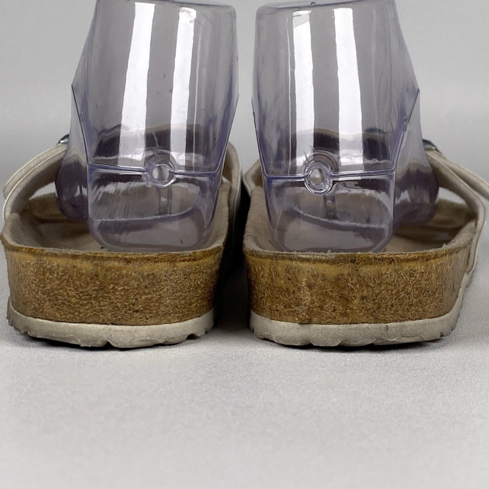 Birkenstock Birkenstock Madrid Sandals Womens 8 US 39 EU Ivory Leather Buckle Slide Casual Bohemian Logo Flat Size US 8 / IT 38 - 7 Thumbnail