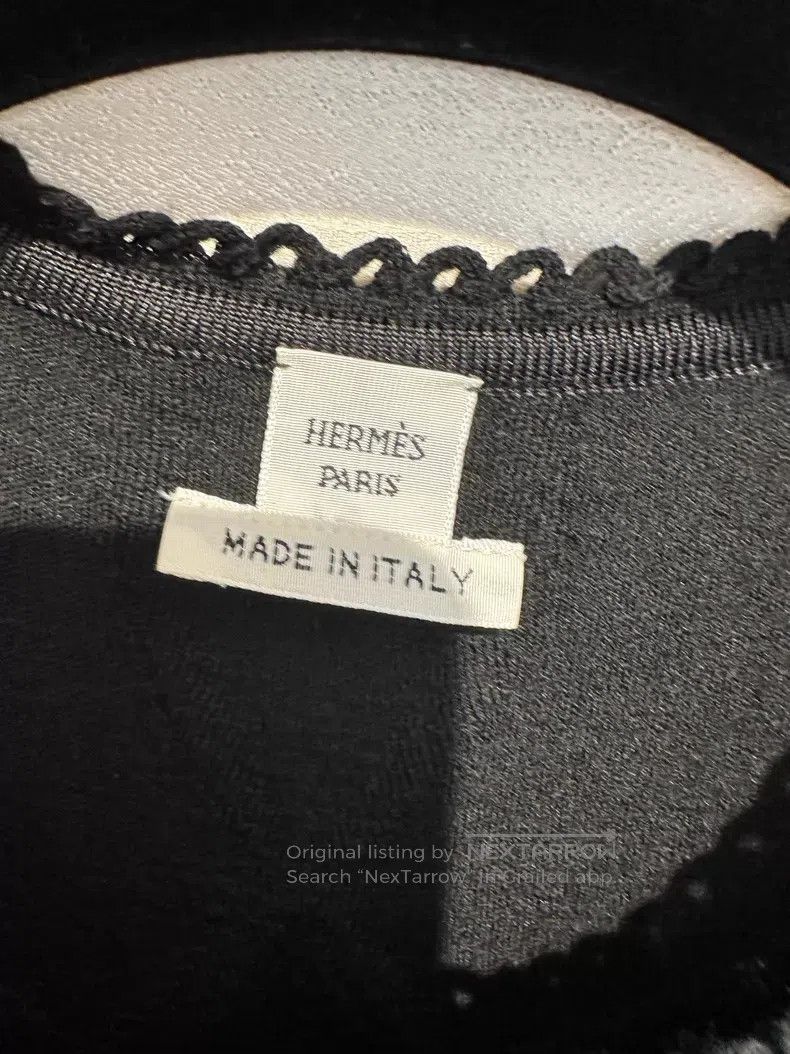 Hermes Hermes 25 Fall/Winter Women's Jacquard Lace Long Sleeve Ca Size XS / US 0-2 / IT 36-38 - 2 Thumbnail