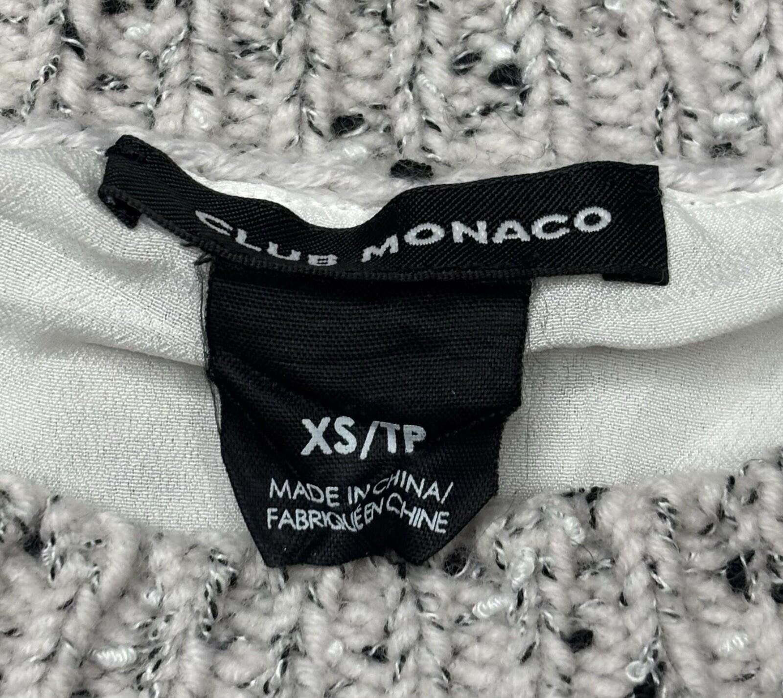 Club Monaco Club Monaco Sweater Womens XS Wool Blend Twofer Confetti Size XS / US 0-2 / IT 36-38 - 2 Thumbnail