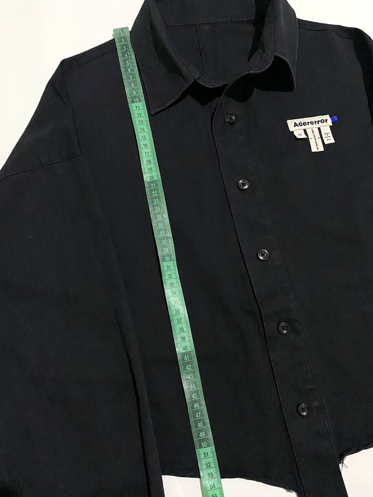 Ader Error ADER ERROR OVERSIZED CROPPED DISTRESSED UNISEX SHIRT Size US S / EU 44-46 / 1 - 10 Thumbnail