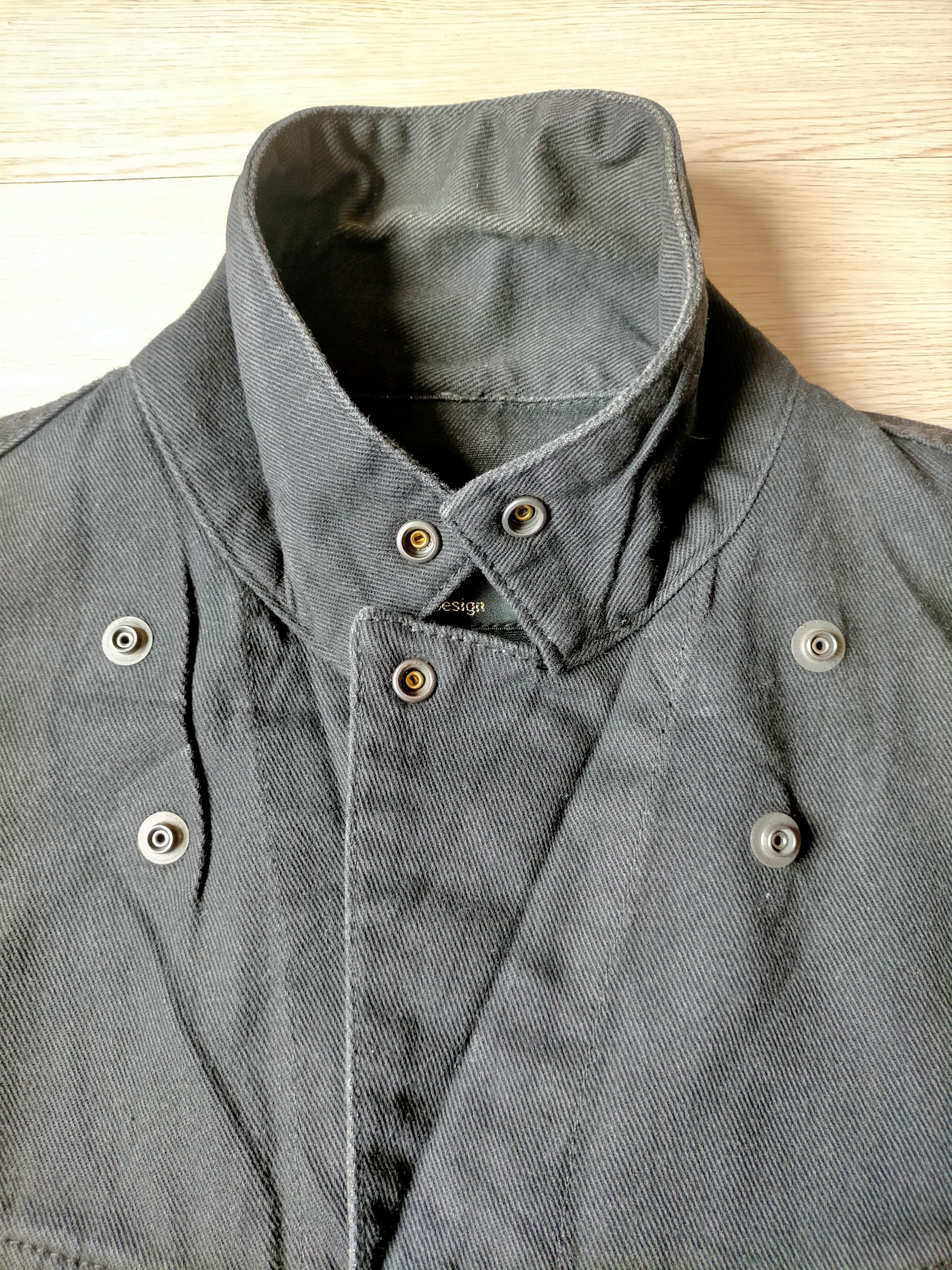 Roen Roen x Semantic Design Embroidered Logo Black denim Jacket Size US L / EU 52-54 / 3 - 6 Thumbnail