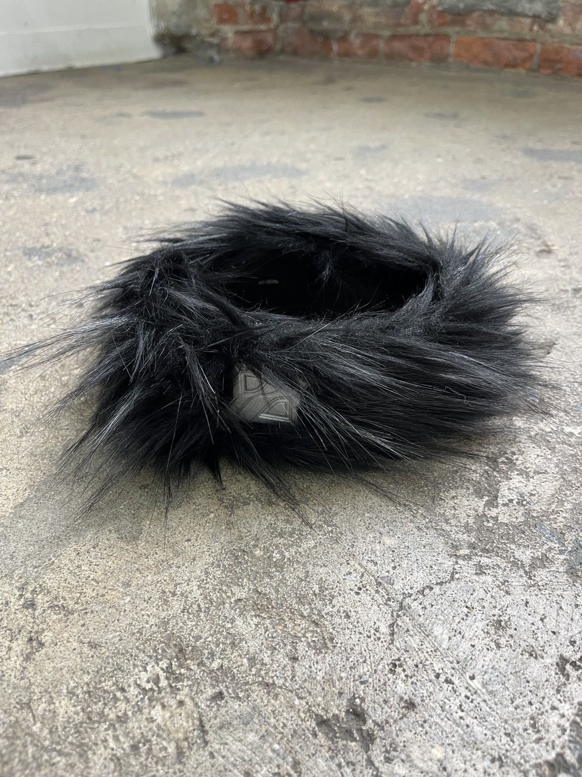 WE11DONE We11done Faux Fur Choker Necklace (unisex) Size ONE SIZE - 1 Thumbnail