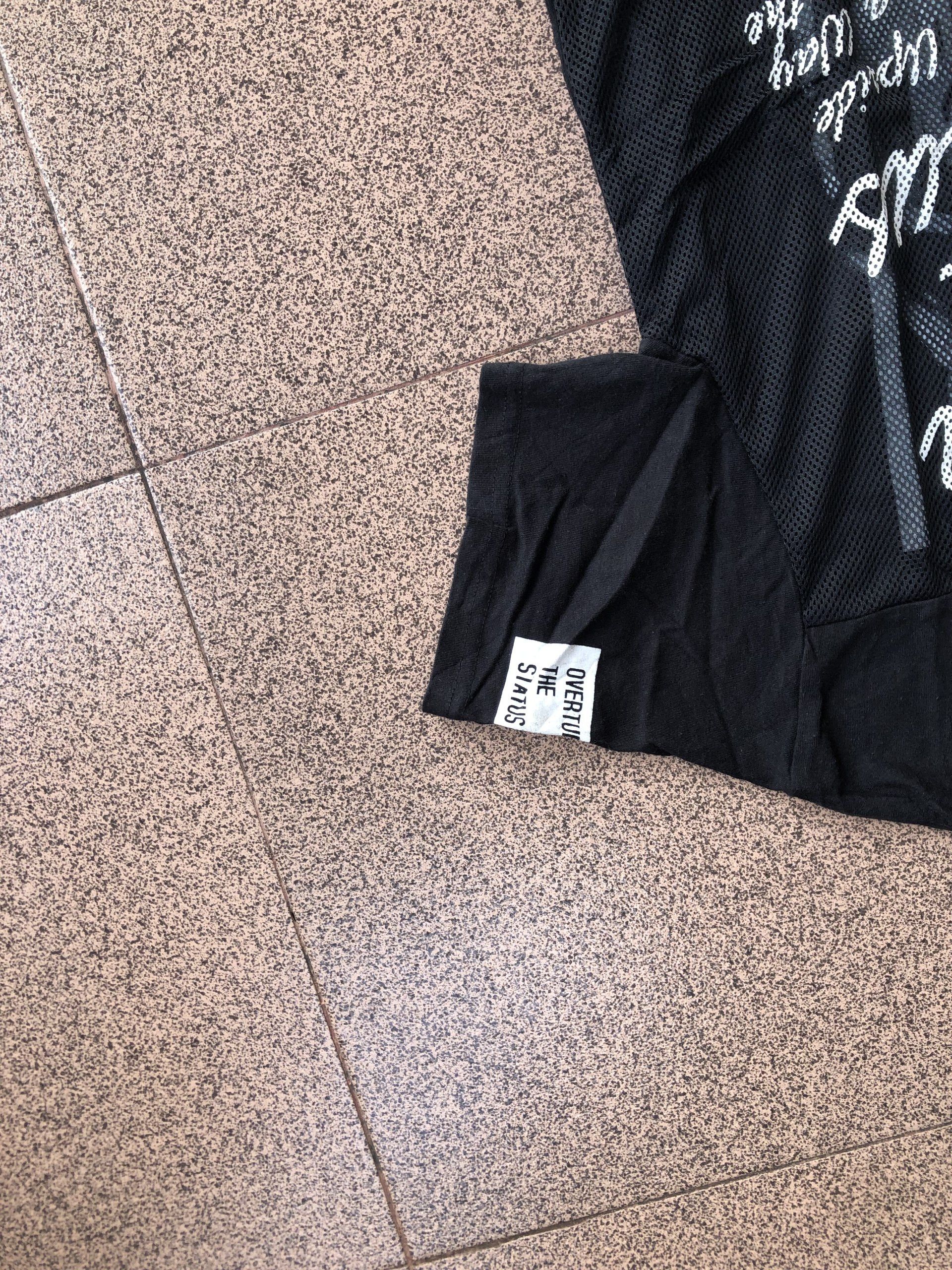 If Six Was Nine 2000s Double Layer Poem Fishnet Vkei Style Y2k Japanese Size US M / EU 48-50 / 2 - 7 Thumbnail