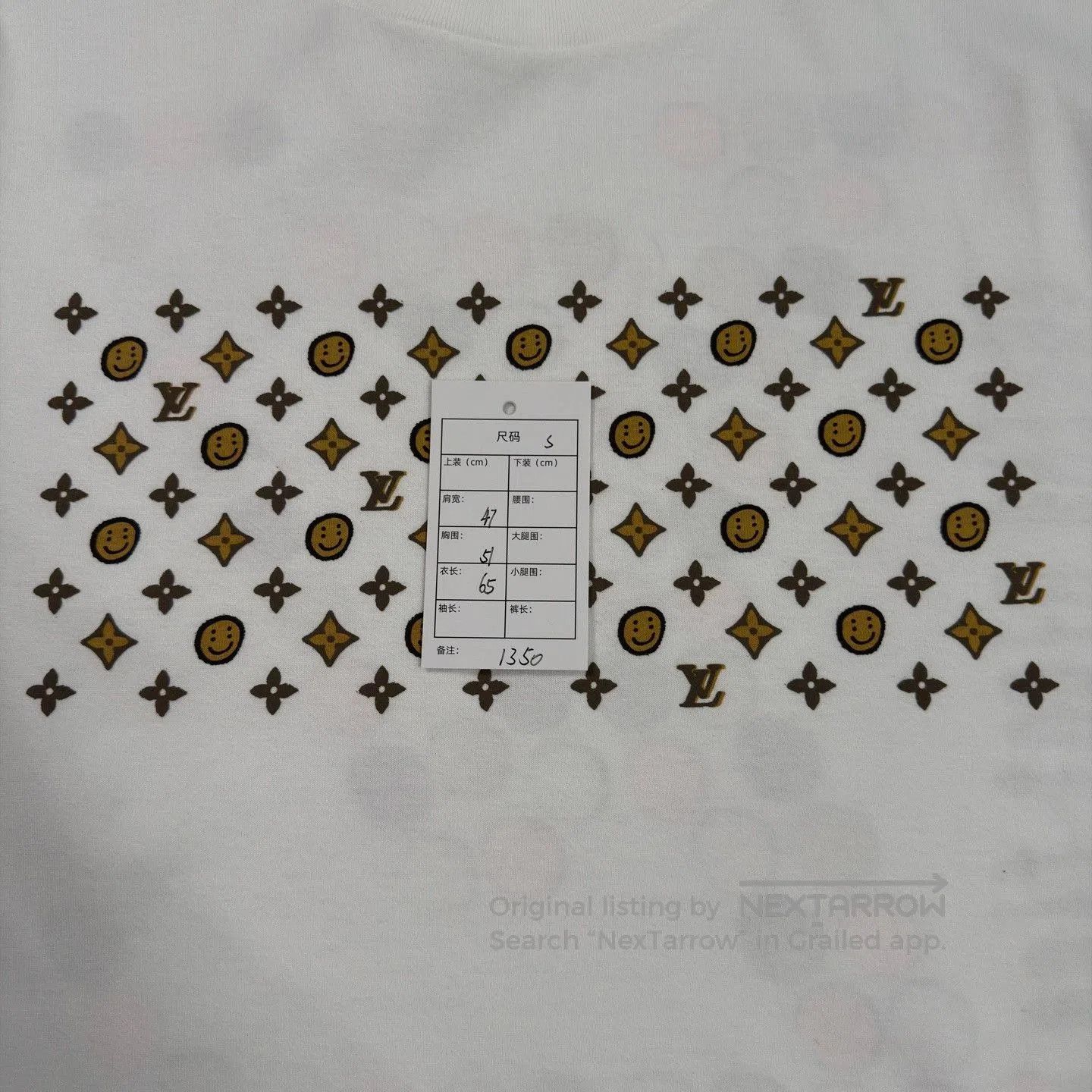 Louis Vuitton LV 2025 CPFM Collaboration White T-shirt. Size US S / EU 44-46 / 1 - 6 Thumbnail