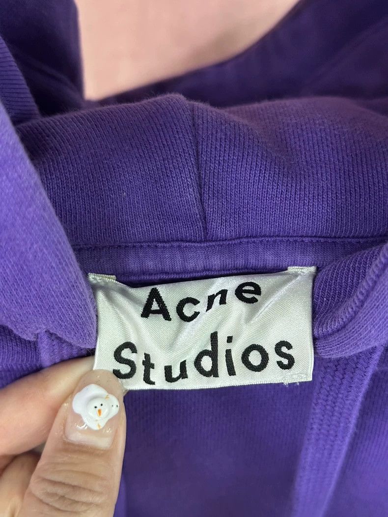 Acne Studios Acne studios Purple letter hoodie 2502-Nextarrow Size US XXS / EU 40 - 4 Thumbnail