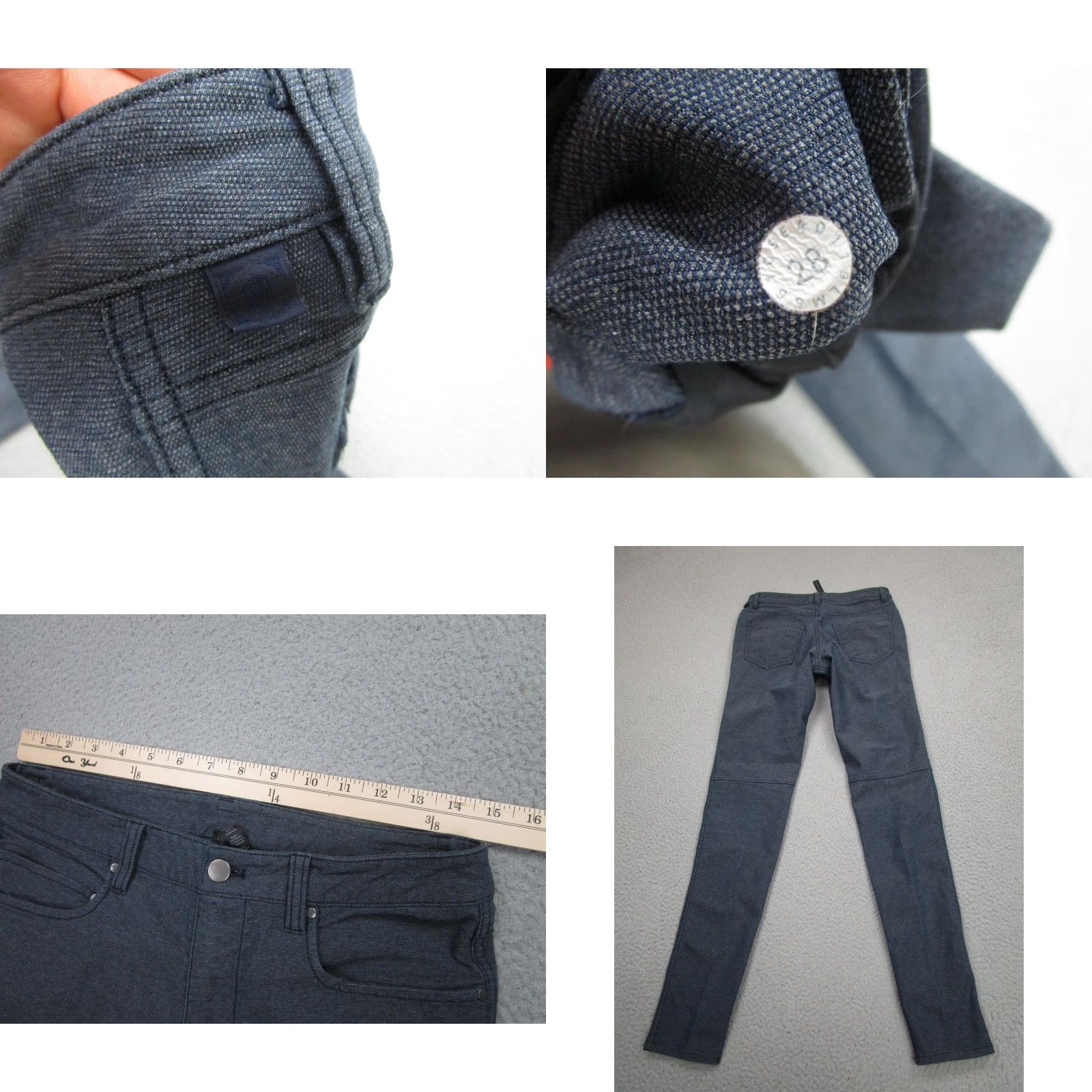 Lululemon Lululemon Slim Jeans Mens 28 Blue Skinny Mid Rise Stretch Dark Wash Denim Jeans Body Fabric Stretch Denim 53% Cotton 42% Polyester 5% Elastane Size US 28 / EU 44 - 9 Thumbnail