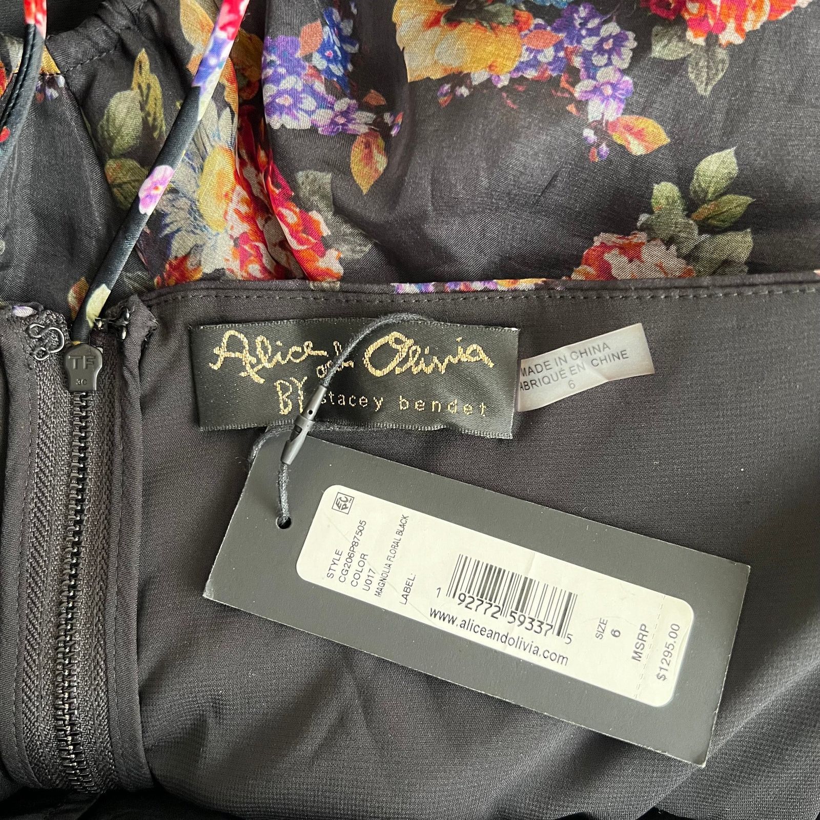 Alice + Olivia Alice and Olivia Saori Black Halter Princess Silk Dress, US6 Size M / US 6-8 / IT 42-44 - 9 Thumbnail