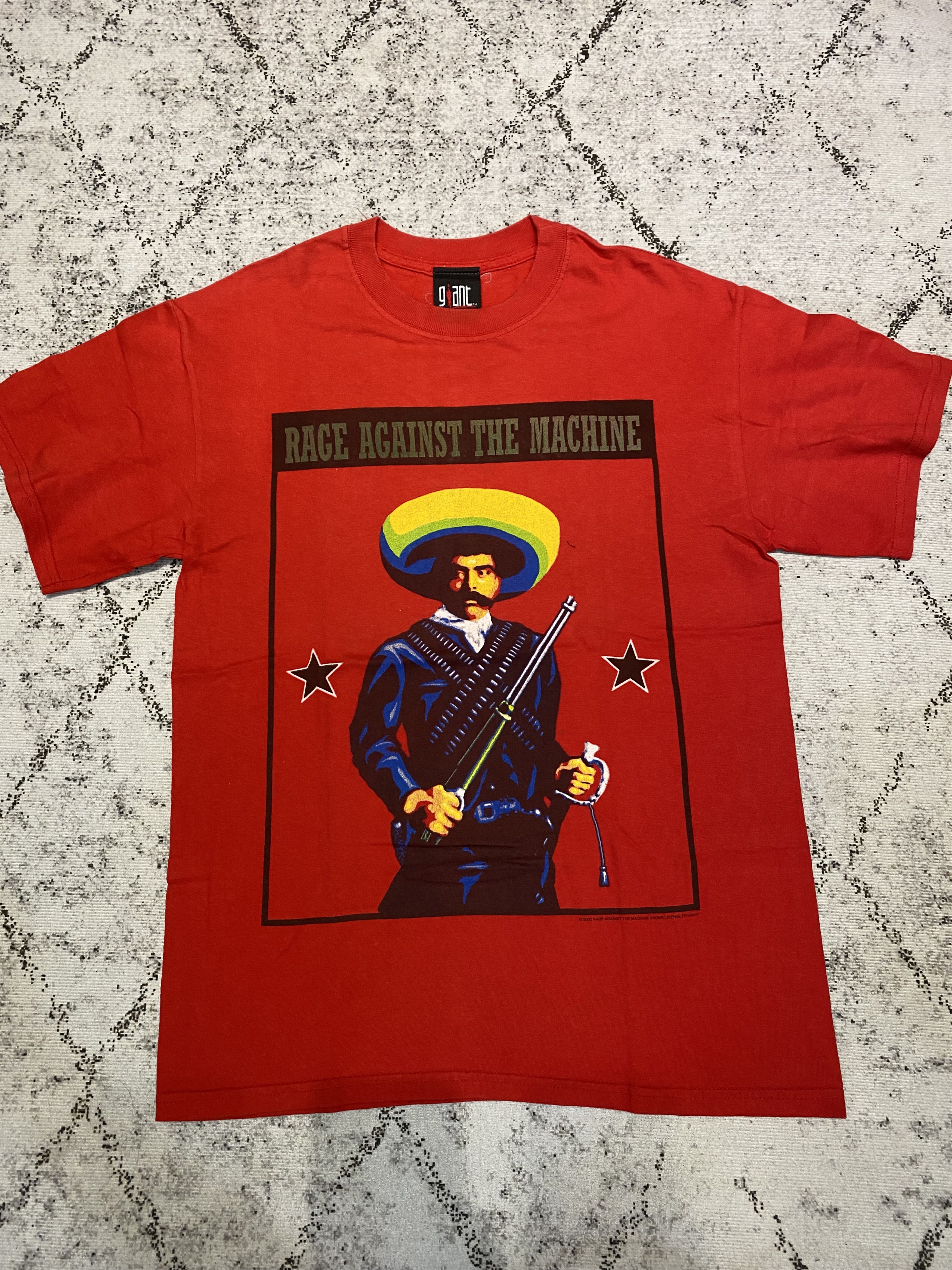 image of Band Tees x Rage Against The Machine Vintage Rage Against The Machine Tee in Red (Size Medium)