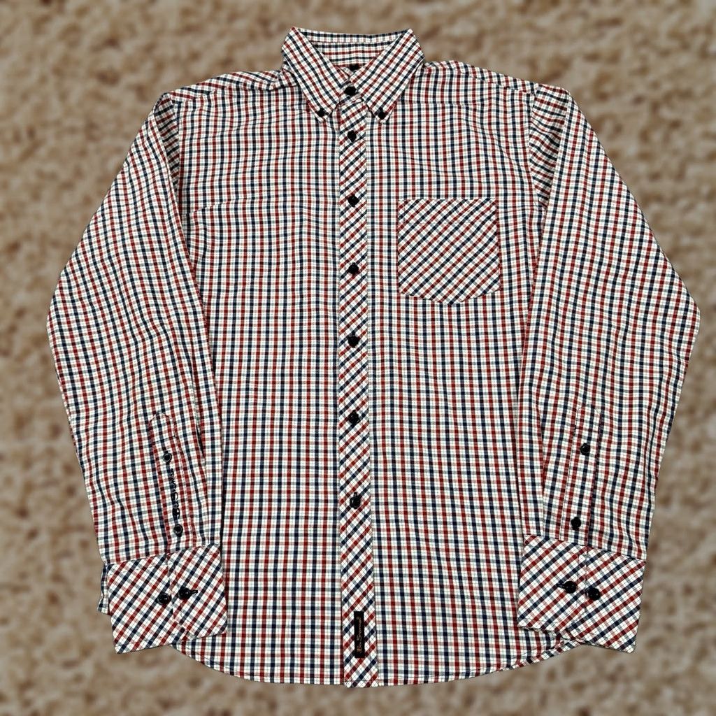 Ben Sherman Ben Sherman Shirt Men Medium Multicolor Plaid Long Sleeve Button-Down Blouse / Shirt Size US M / EU 48-50 / 2 - 1 Thumbnail