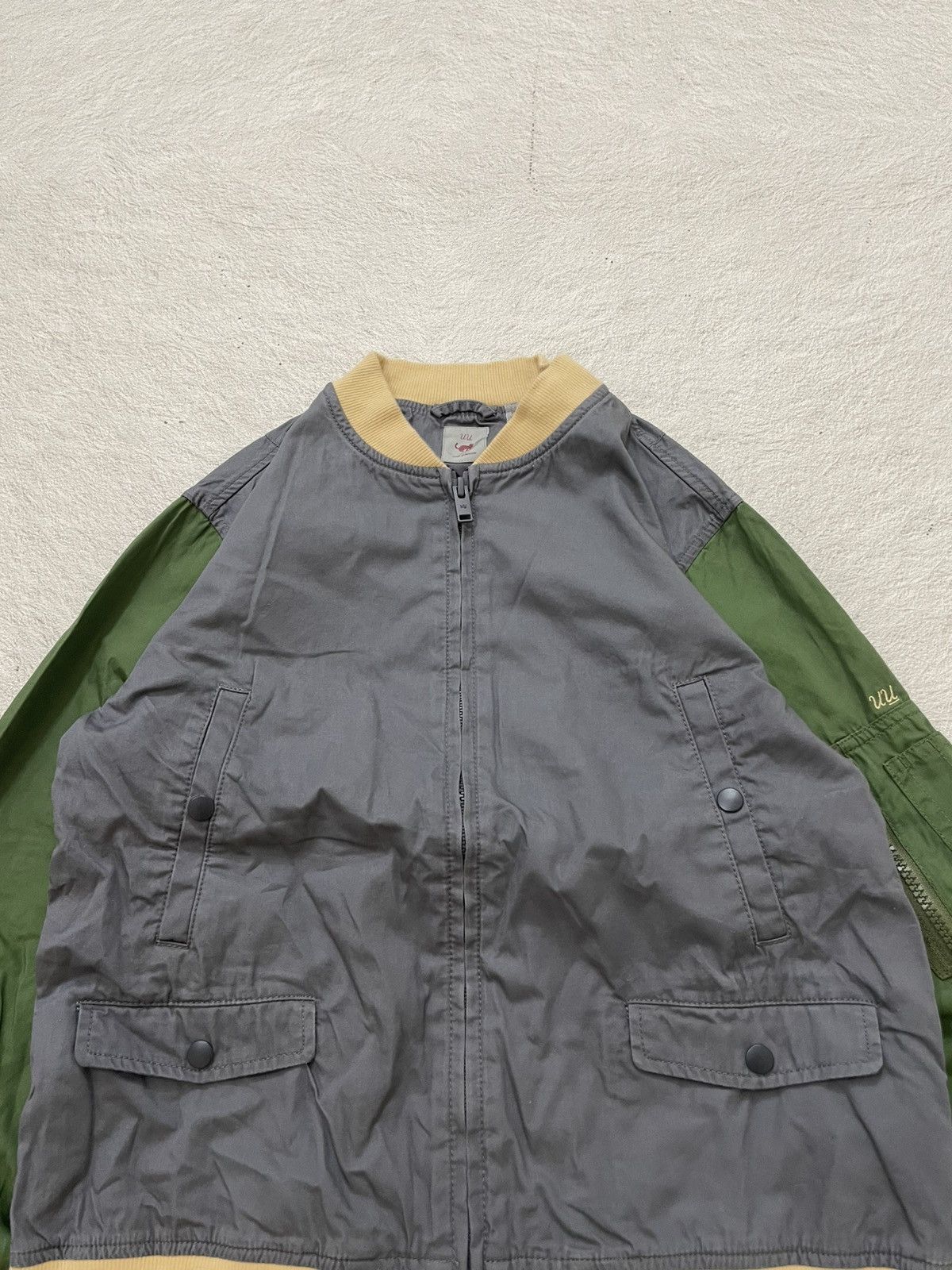 Undercover Under Cover Color Block Bomber Jacket Grey Green Y2K If6was9 Size US S / EU 44-46 / 1 - 2 Thumbnail
