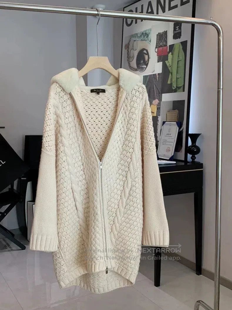 Loro Piana Loro Piana Long Cashmere Hooded Cardigan. Size US M / EU 48-50 / 2 - 1 Thumbnail