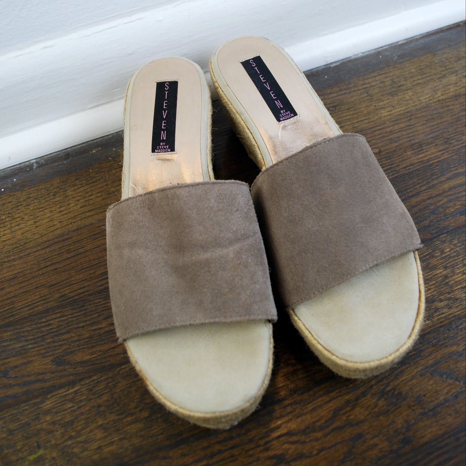 Steve Madden Vintage Y2K Sezer Slide Platform Wedge Espadrilla Sandal Size US 10 / IT 40 - 2 Thumbnail