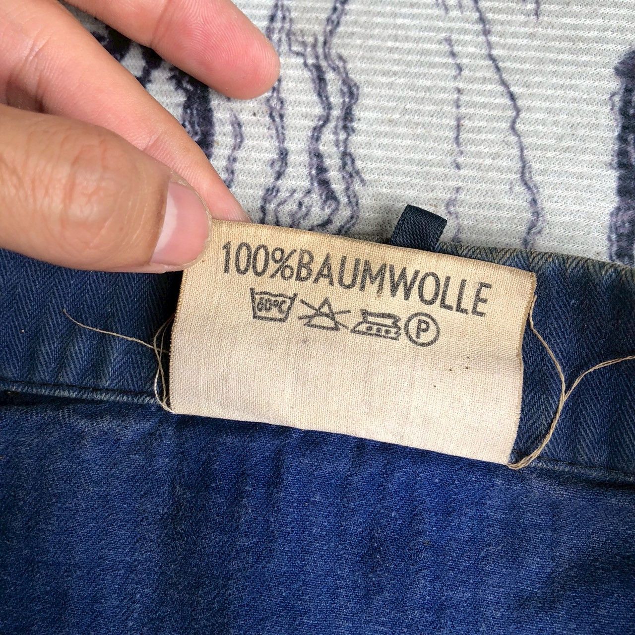 Vintage Vintage 1989 Indigo Work Jacket Sashiko Style Size US M / EU 48-50 / 2 - 14 Thumbnail