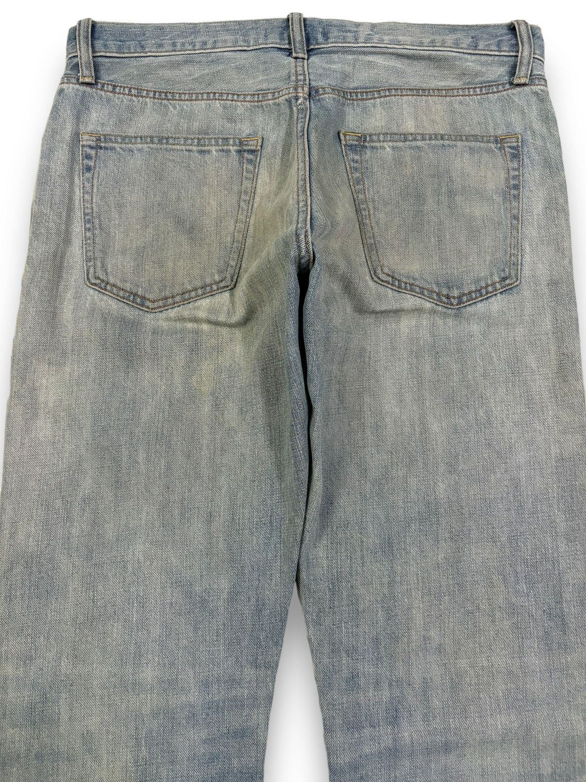 Undercover × Uniqlo Vintage Y2K Uniqlo UJ Selvedge Mud Washed Loose Jeans Size US 34 / EU 50 - 12 Thumbnail