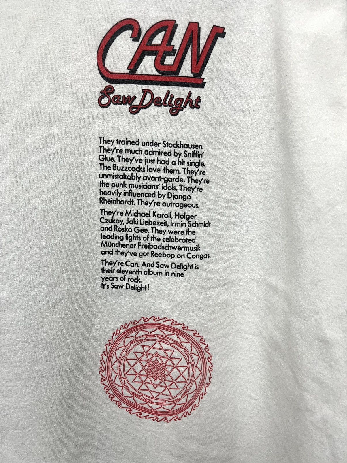 Band Tees × Vintage Vintage 00’s Can Saw Delight Promo Album Experimental Size US XL / EU 56 / 4 - 7 Thumbnail