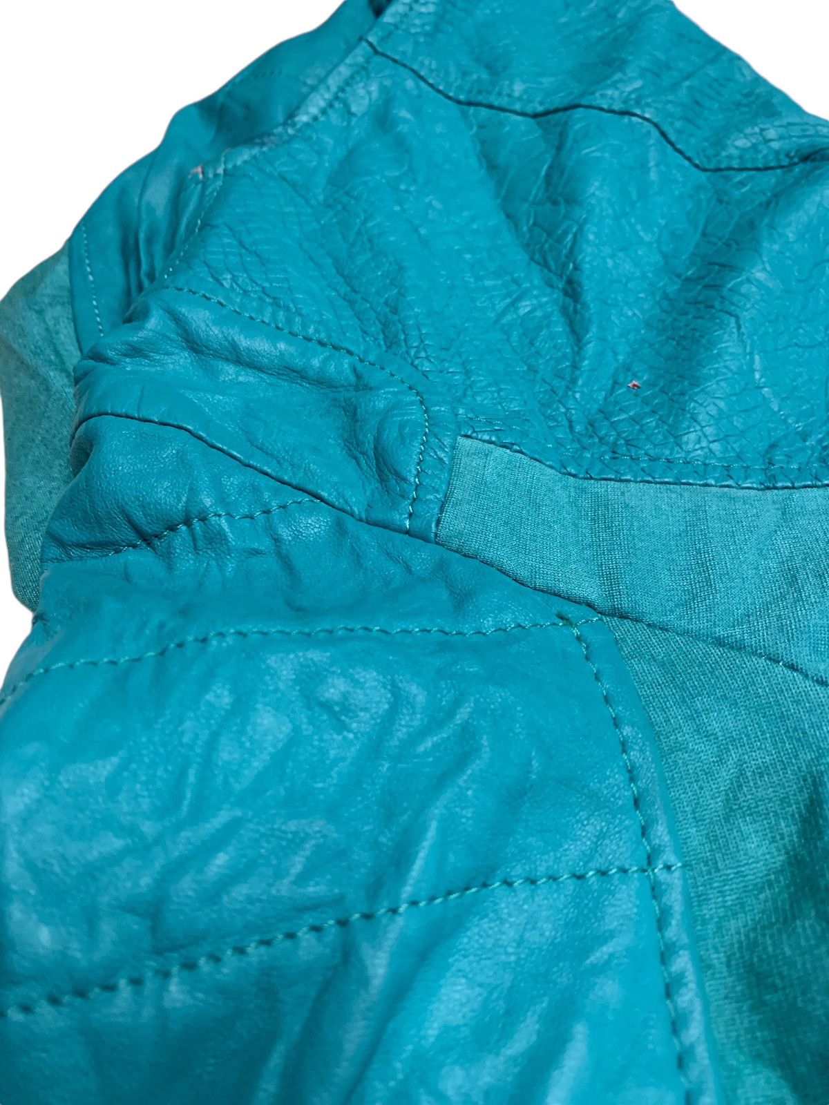 Imperial × Vintage IMPERIAL TURQUOISE PLEATHER JACKET Size US S / EU 44-46 / 1 - 12 Thumbnail