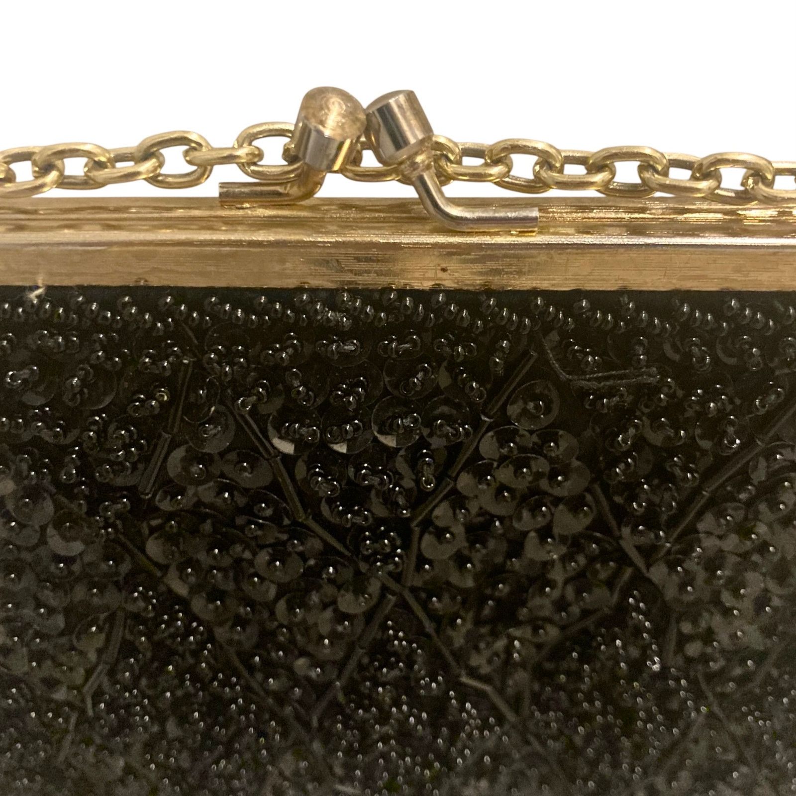 Other Vintage Black beaded evening bag, La Regale hand made purse Size ONE SIZE - 5 Thumbnail