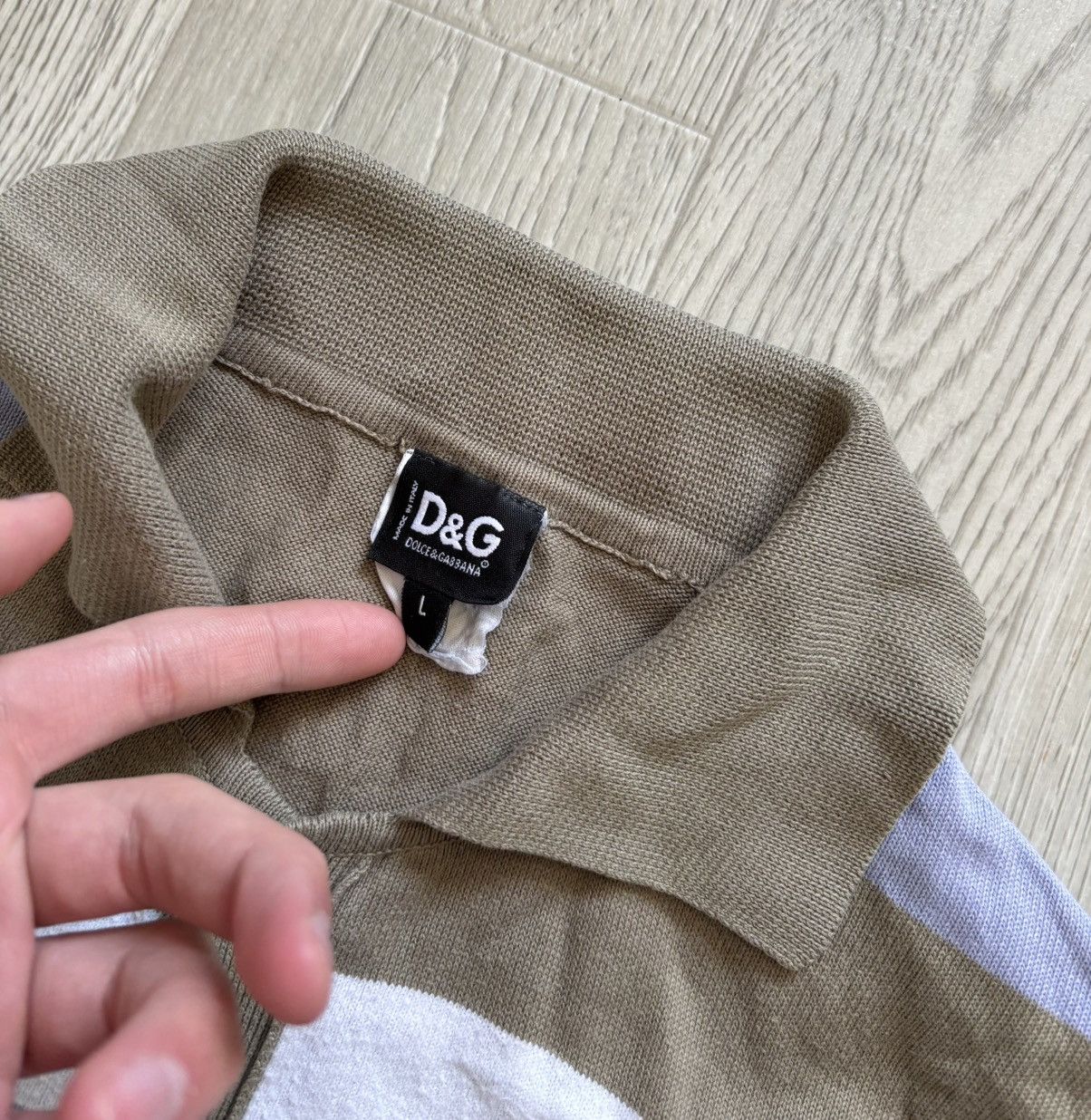 Dolce & Gabbana × Vintage Vintage Dolce Gabbana Striped Long Sleeve 90s Size US M / EU 48-50 / 2 - 3 Thumbnail