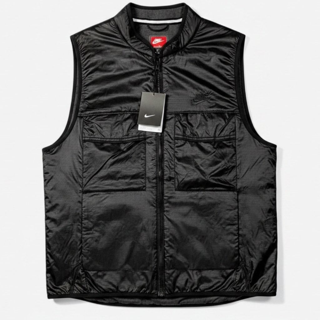 Nike Nike Tech Men's Small 2-Pocket Black Loose Fit Utility Vest Size US S / EU 44-46 / 1 - 1 Thumbnail