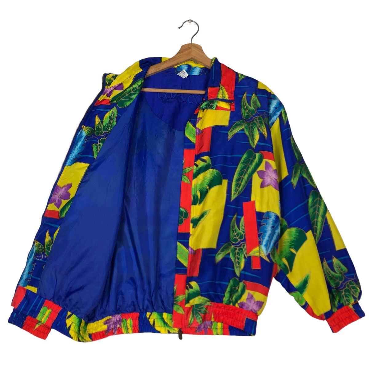 Vintage 🔥90’s Silk Bomber Jacket Coaco Full Print Issey Miyake Size US M / EU 48-50 / 2 - 9 Thumbnail