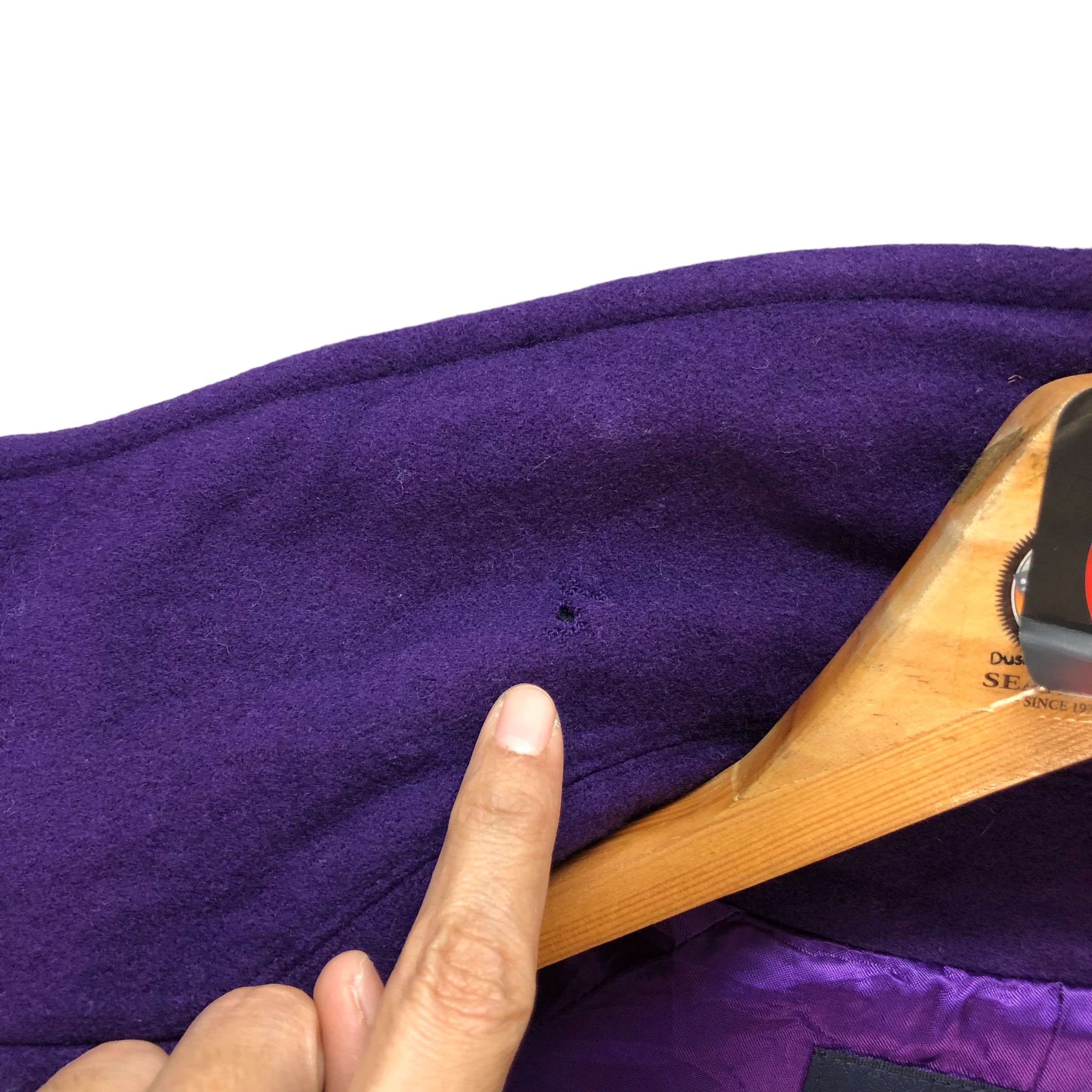 Ralph Lauren RALPH LAUREN PURPLE WOOL LONG COAT #7345-131 Size US L / EU 52-54 / 3 - 7 Thumbnail