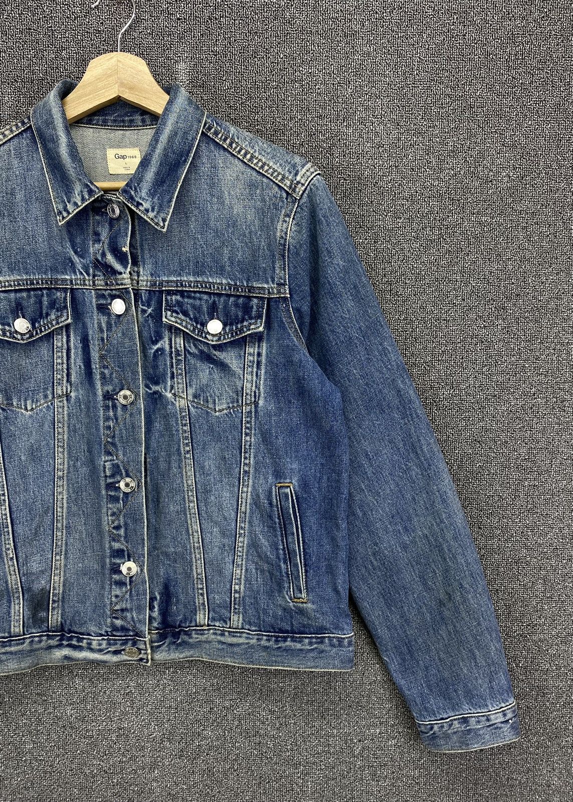 Gap Vintage GAP 1969 Truckers Denim Jeans Size L / US 10 / IT 46 - 4 Thumbnail