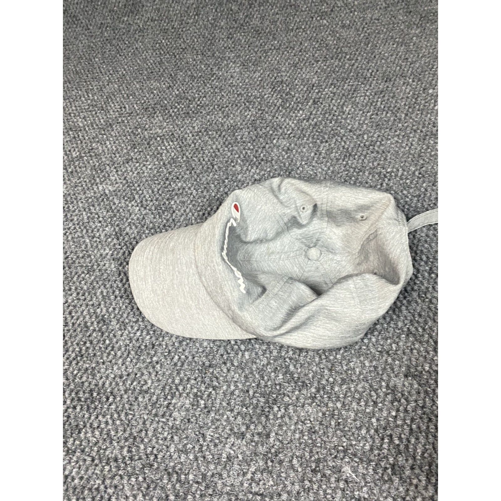 Champion Champion Hat Mens Gray Logo Canvas Cotton Snapback One Size Beige Beige? Hmm wait. Size ONE SIZE - 6 Thumbnail