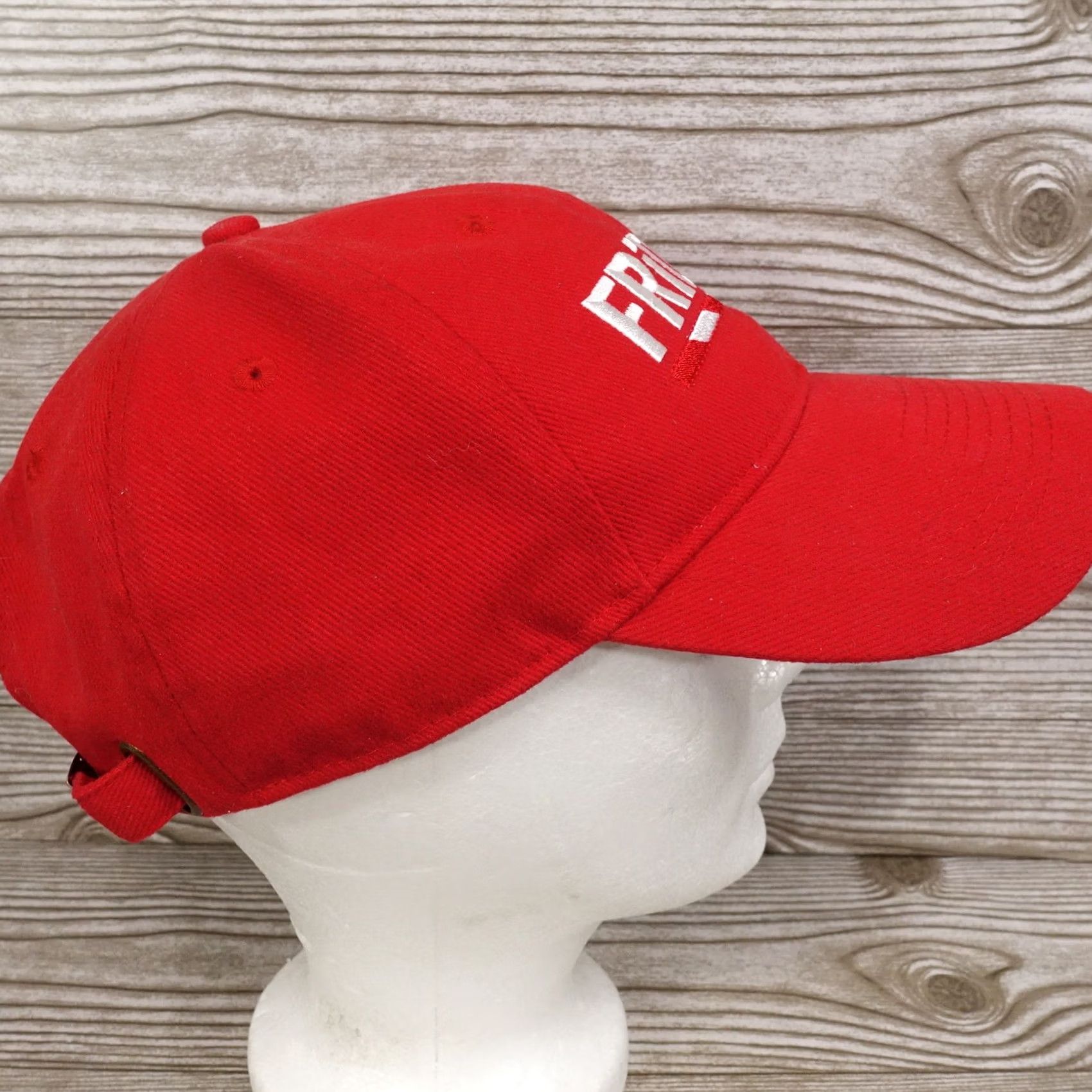 Logo 7 TGI FRIDAY'S LOGO WORK EMPLOYEE BAR & GRILL BASEBALL HAT CAP RED Size ONE SIZE - 6 Thumbnail