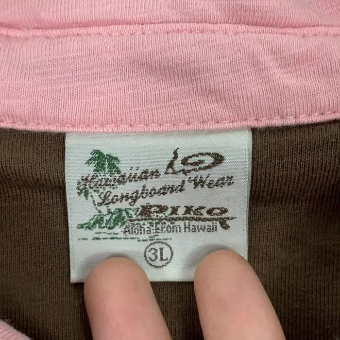 Vintage Vintage PIKO SURF HAWAII Longboard Wear Polo Tee Shirt Size 3XL / US 20-22 - 8 Thumbnail