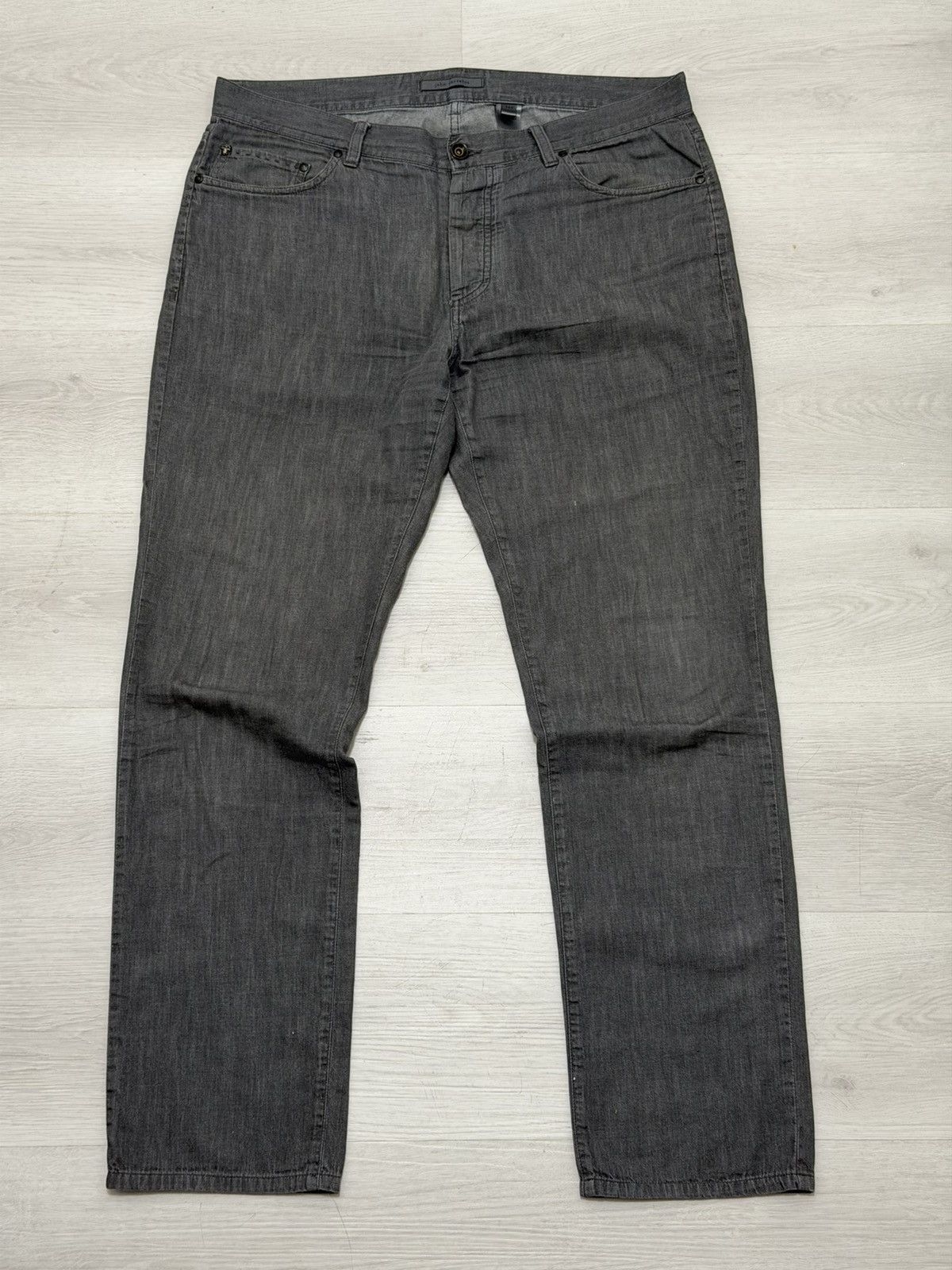 John Varvatos John Varvatos Gray Denim Jeans Size 34R Size US 34 / EU 50 - 6 Thumbnail